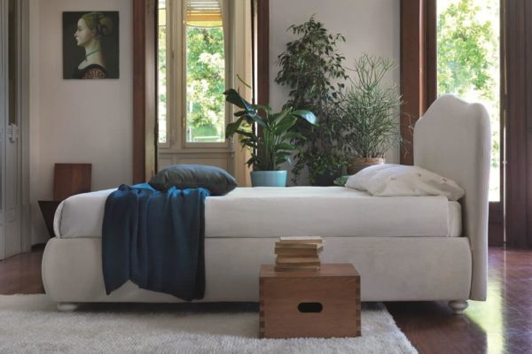 letto matrimoniale camilla tessuto