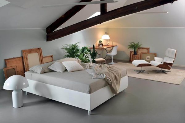 letto matrimoniale sommier fascia alta legno