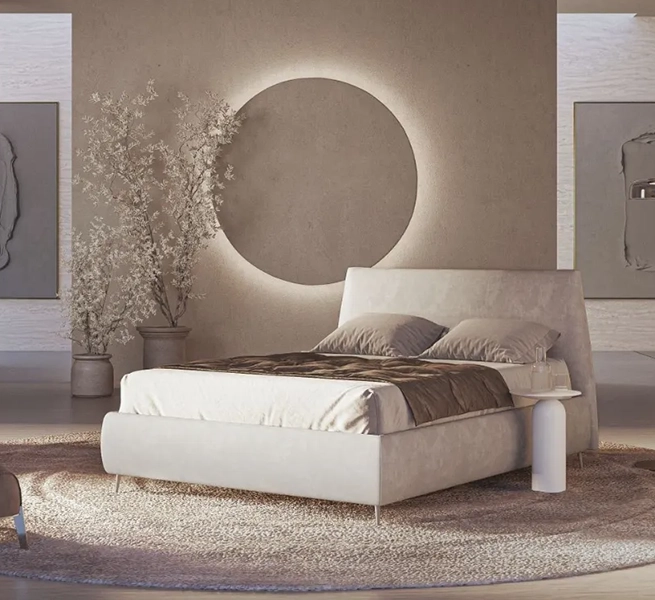 letto contenitore imbottito matrelax